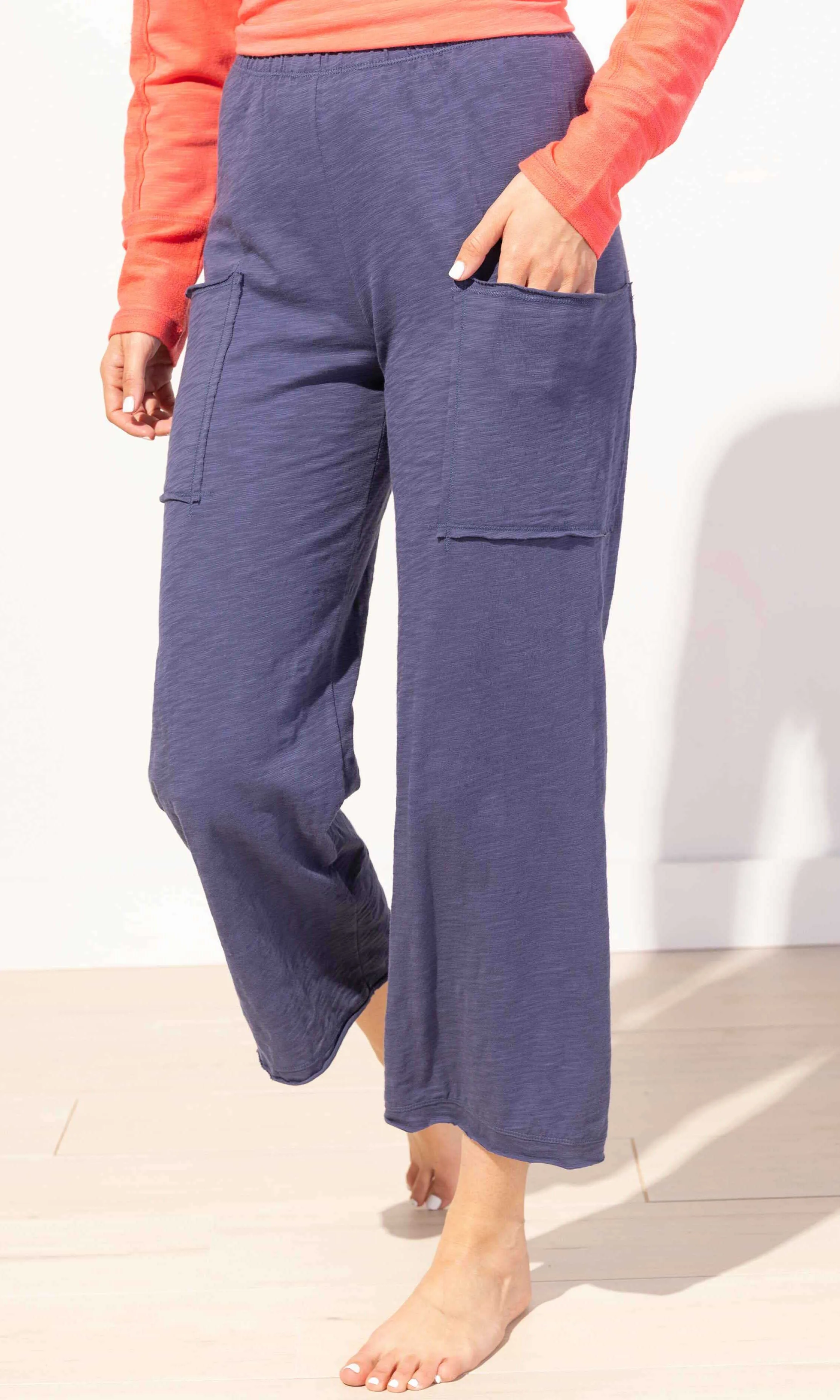 Wide Leg Patch Pocket Lounge Pant sold by Revolution Boutique