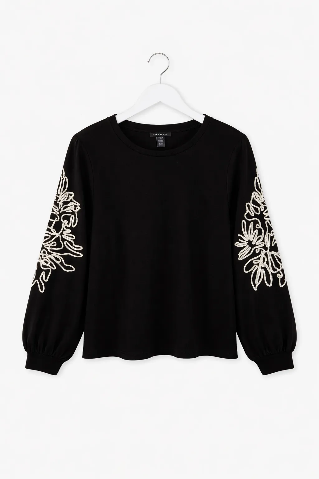 Soutache Sleeve Knit Top sold by Revolution Boutique product image thumbnail 2