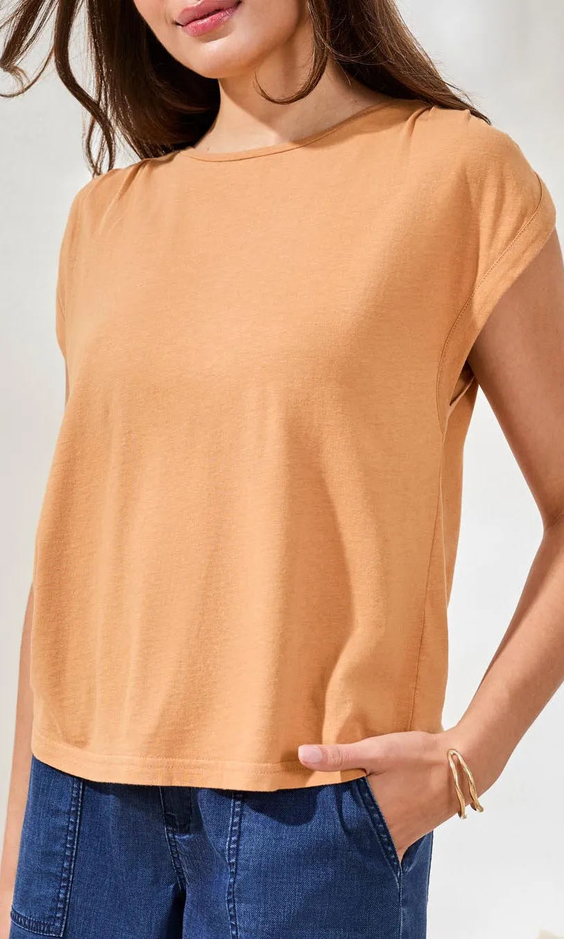 Relaxed Fit Cap Sleeve Knit Top sold by Revolution Boutique product image thumbnail 3