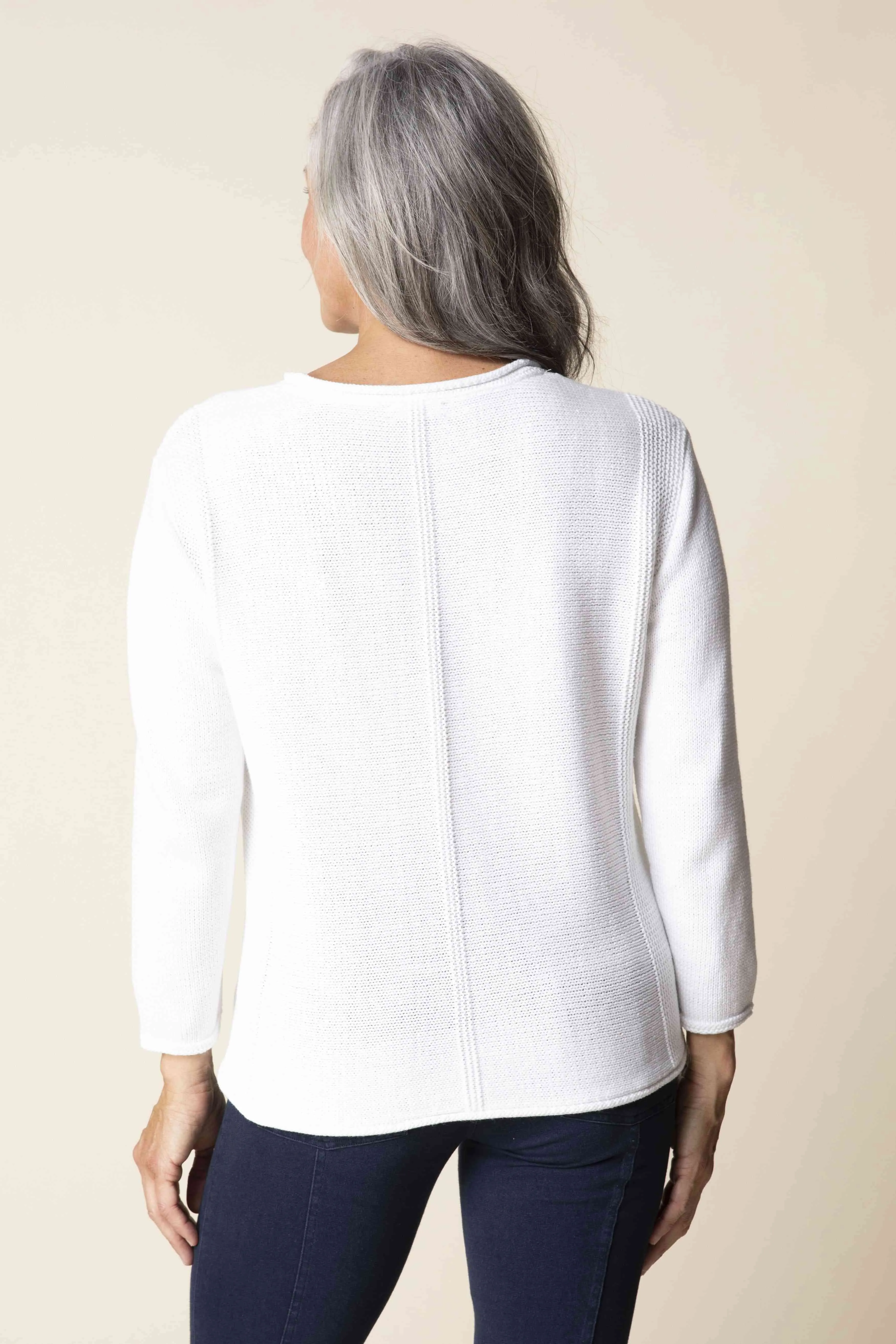 Textured Knit Lightweight Sweater sold by Revolution Boutique product image thumbnail 2