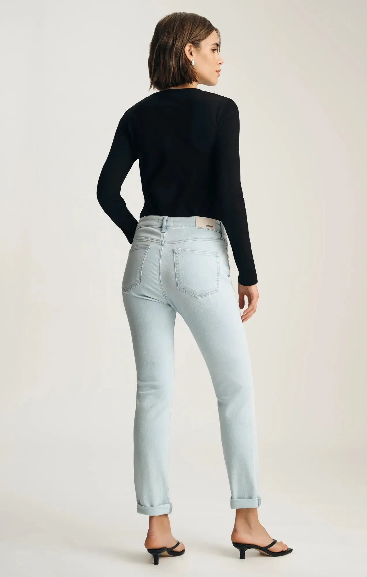 Slim Fit Cropped Stretch Denim Jeans sold by Revolution Boutique product image thumbnail 5
