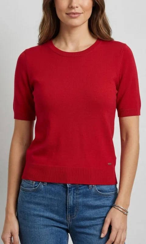 Short Sleeve Knit Top made by Revolution Boutique