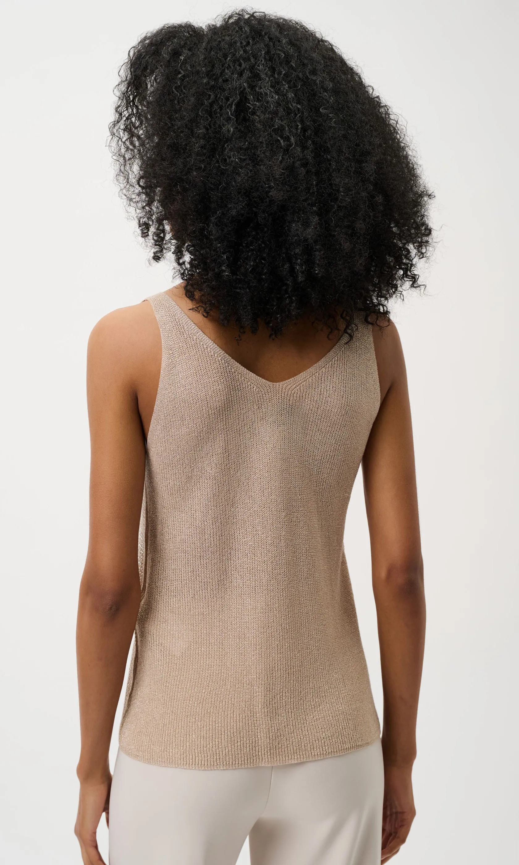 Ribkoff Shimmer Knit Sweater Tank sold by Revolution Boutique product image thumbnail 2