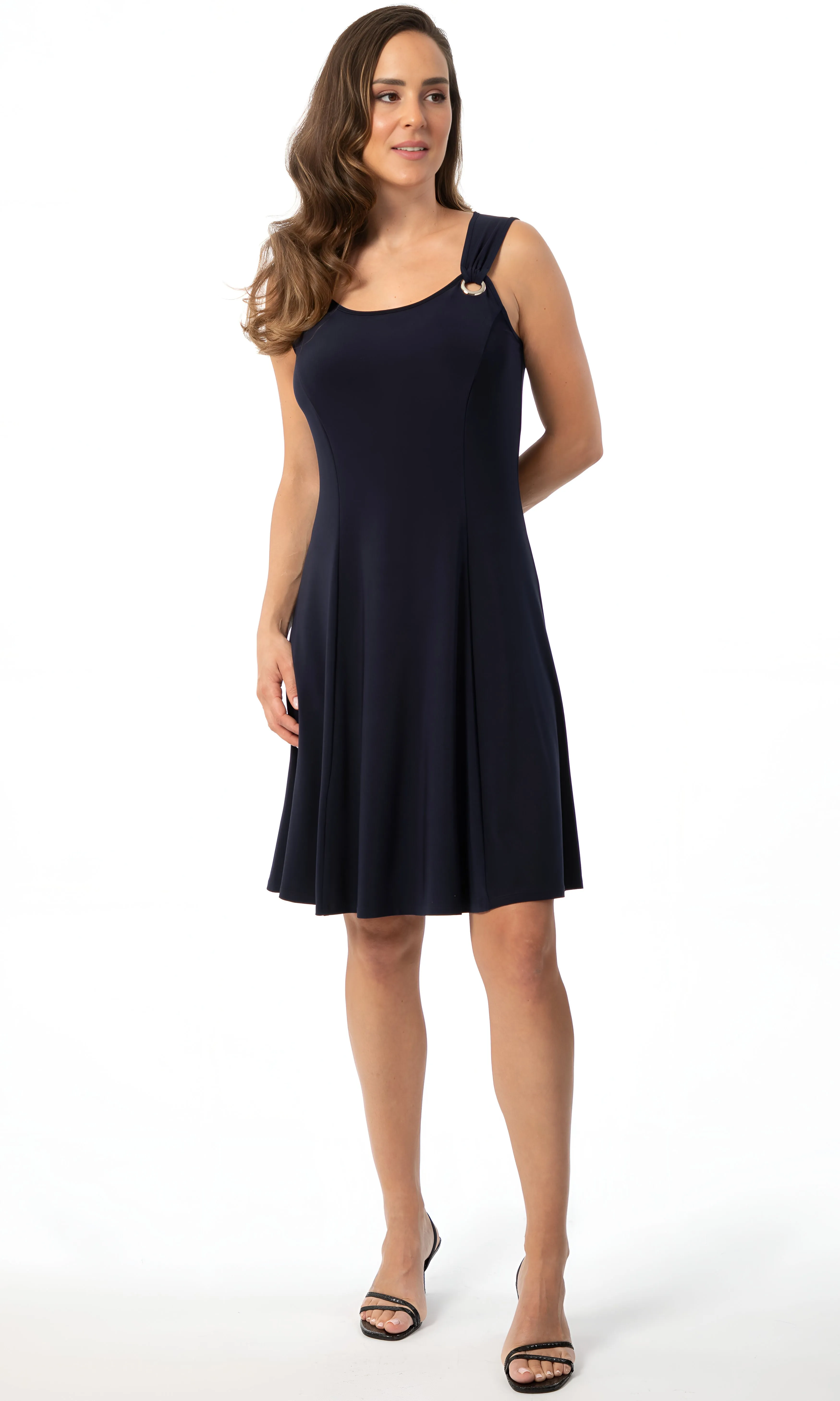 Ring Detail Fit & Flare Dress sold by Revolution Boutique