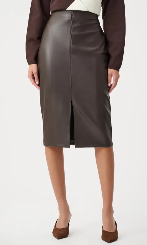 Ribkoff Bonded Leatherette Skirt made by Joseph Ribkoff