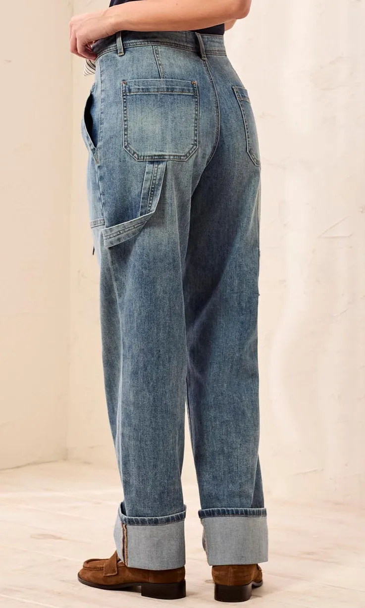 Carpenter Jean w/Removable Scarf sold by Revolution Boutique product image thumbnail 2