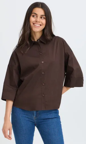 Button Front Shirt sold by Revolution Boutique