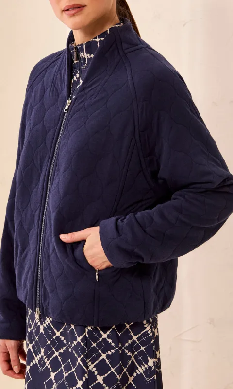 Quilted Zip-Up Jacket made by Tribal