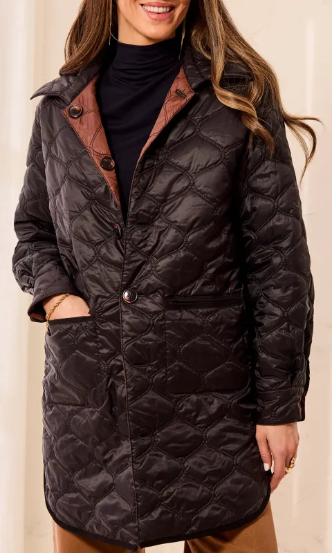 Reversible Quilted Jacket made by Tribal