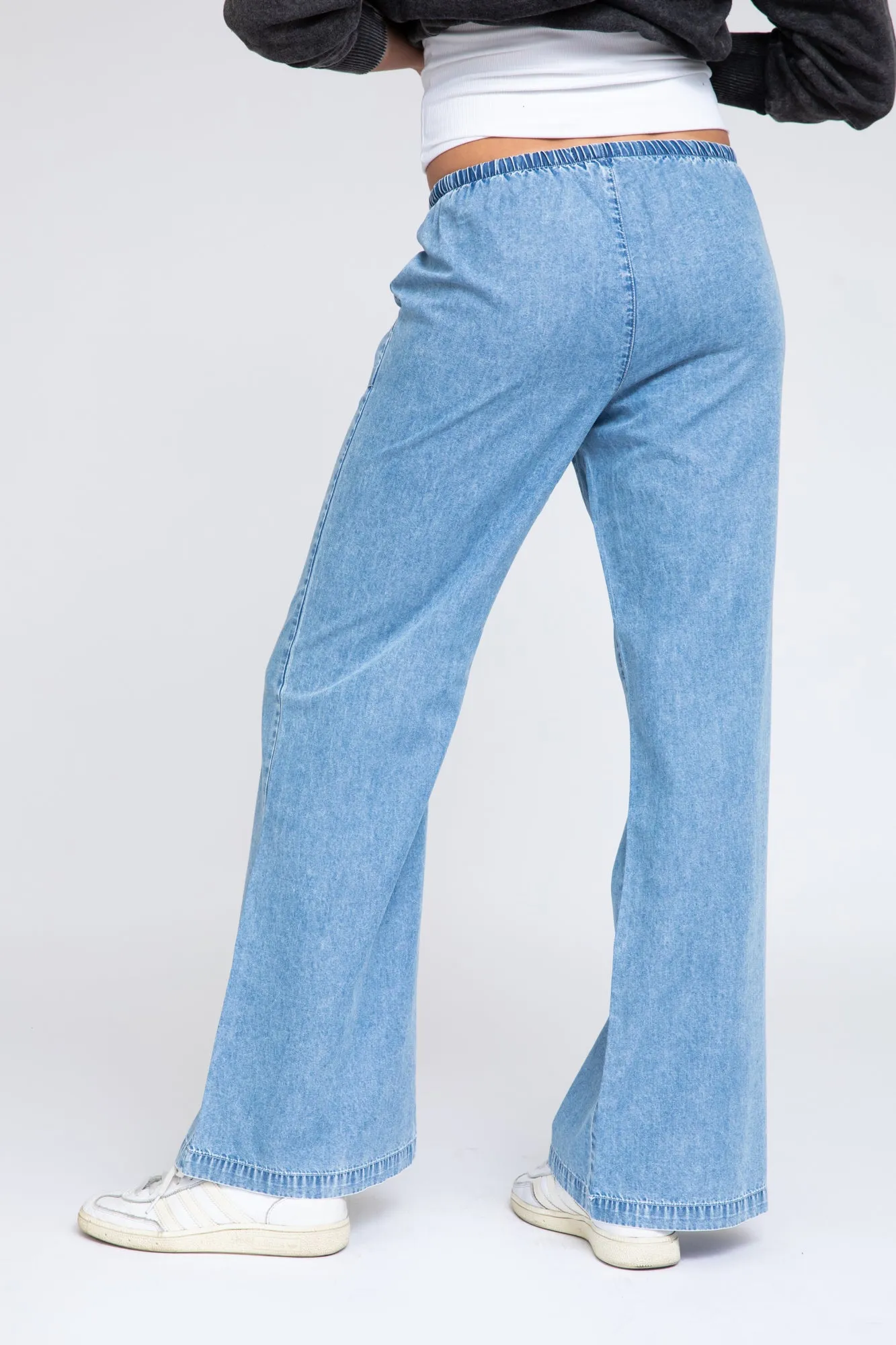 Low Rise Flare Pants - Medium Indigo sold by Rewash product image thumbnail 5