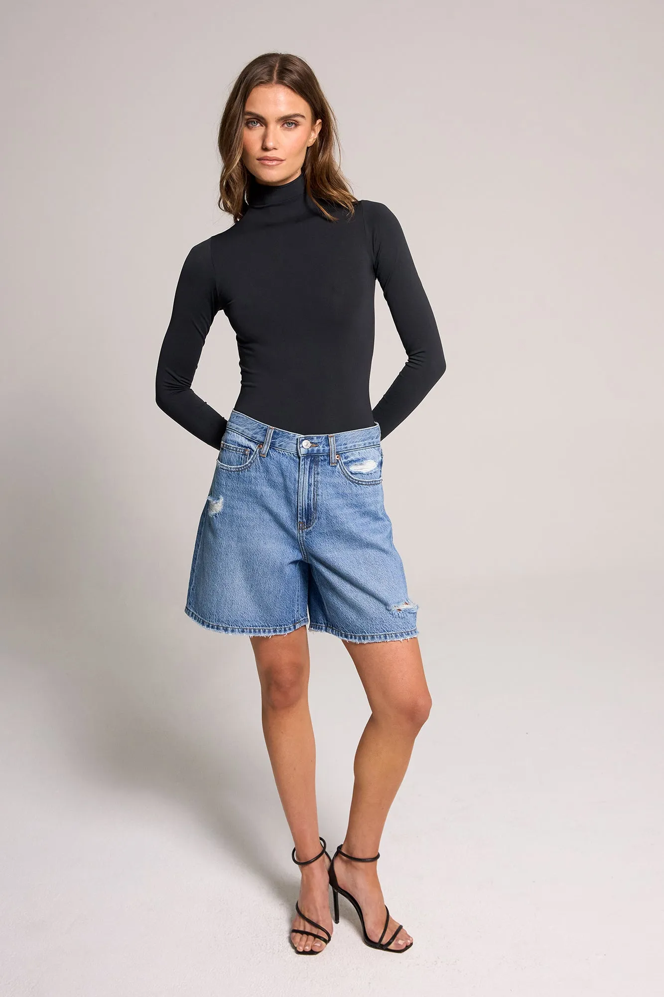 A-Line Bermuda Short - Vintage Indigo sold by Rewash product image thumbnail 5