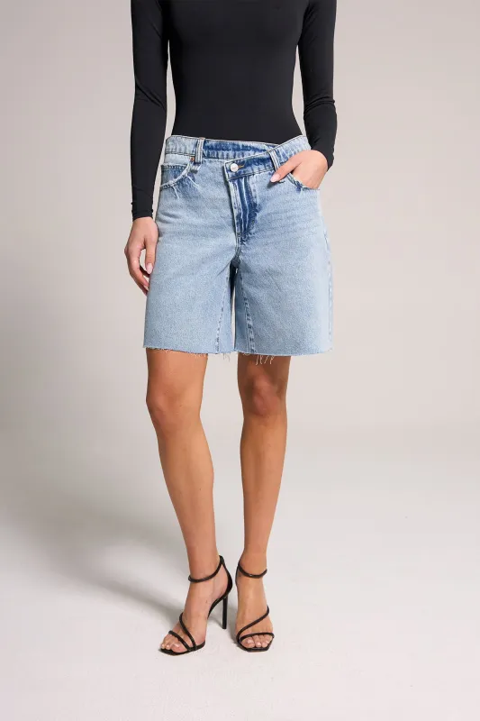 Effortless A-Line Jort - Light Medium Indigo made by Rewash