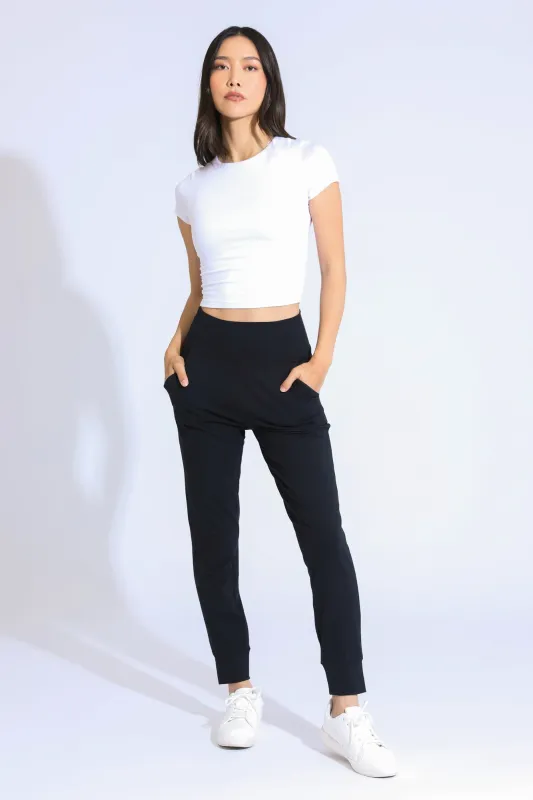 Easy Knit Jogger - Black sold by Rewash