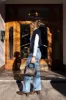 Super High Rise Wide Leg Jeans - Medium Indigo sold by Rewash