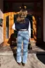 Super High Rise Wide Leg Jeans - Medium Indigo sold by Rewash
