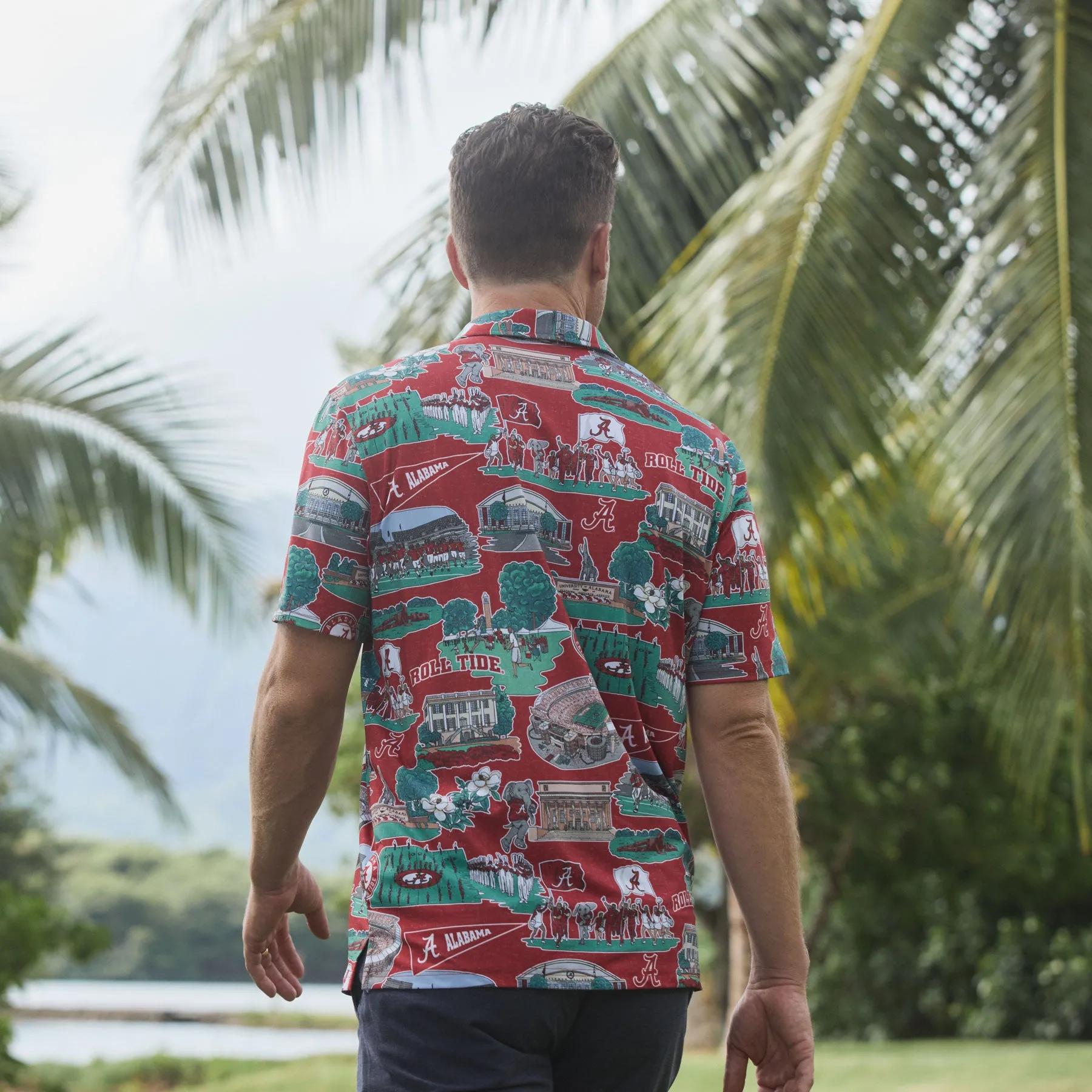 UNIVERSITY OF ALABAMA SCENIC PERFORMANCE POLO sold by Reyn Spooner product image thumbnail 4