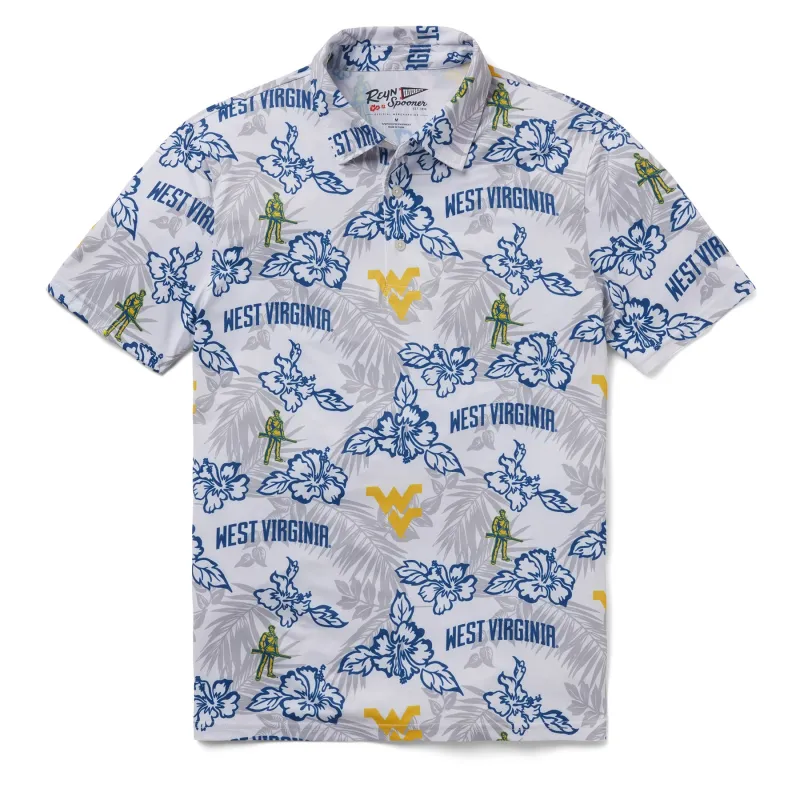 WEST VIRGINIA UNIVERSITY PUA PERFORMANCE POLO sold by Reyn Spooner