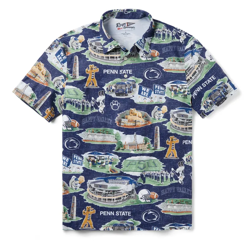 PENNSYLVANIA STATE UNIVERSITY SCENIC PERFORMANCE POLO sold by Reyn Spooner