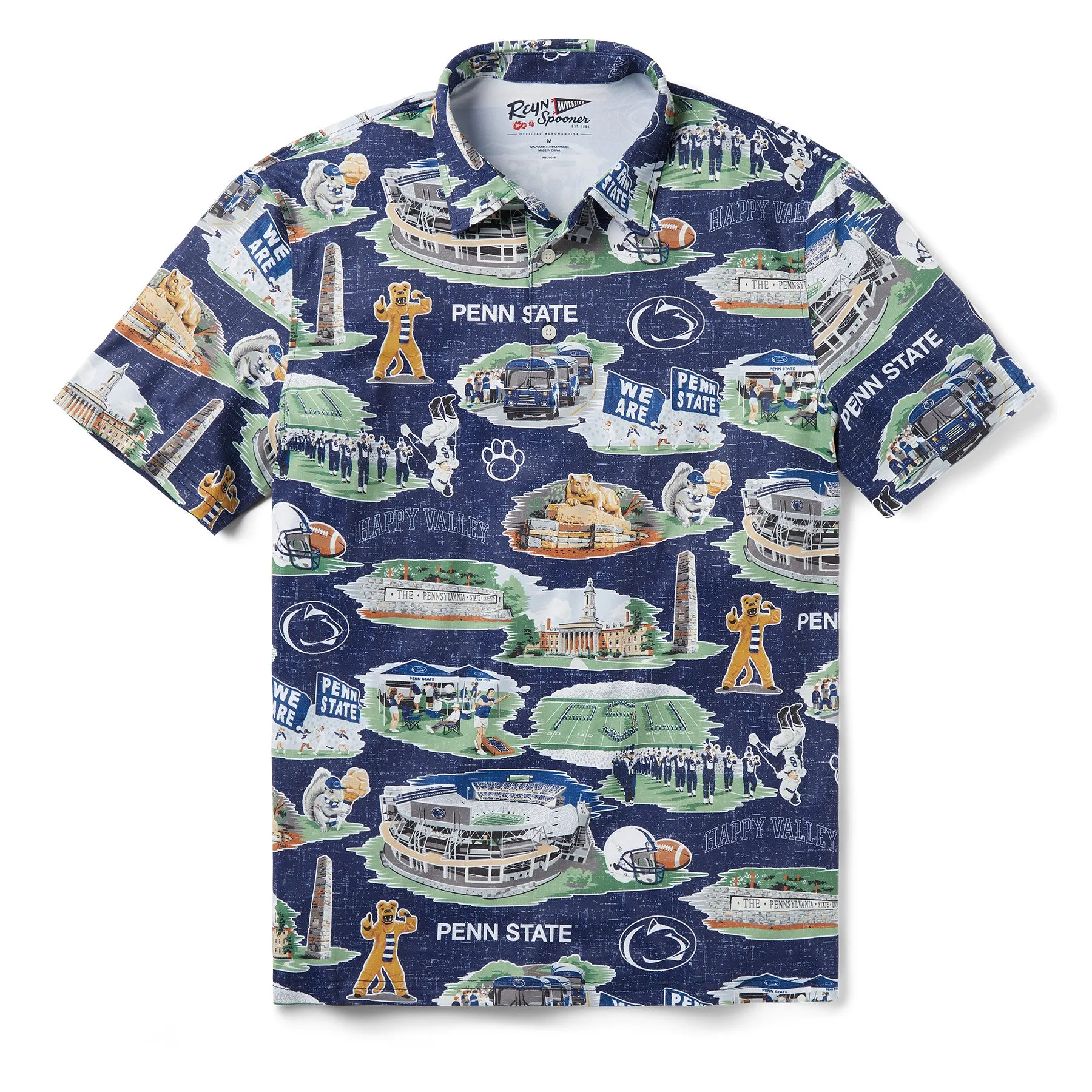 PENNSYLVANIA STATE UNIVERSITY SCENIC PERFORMANCE POLO sold by Reyn Spooner