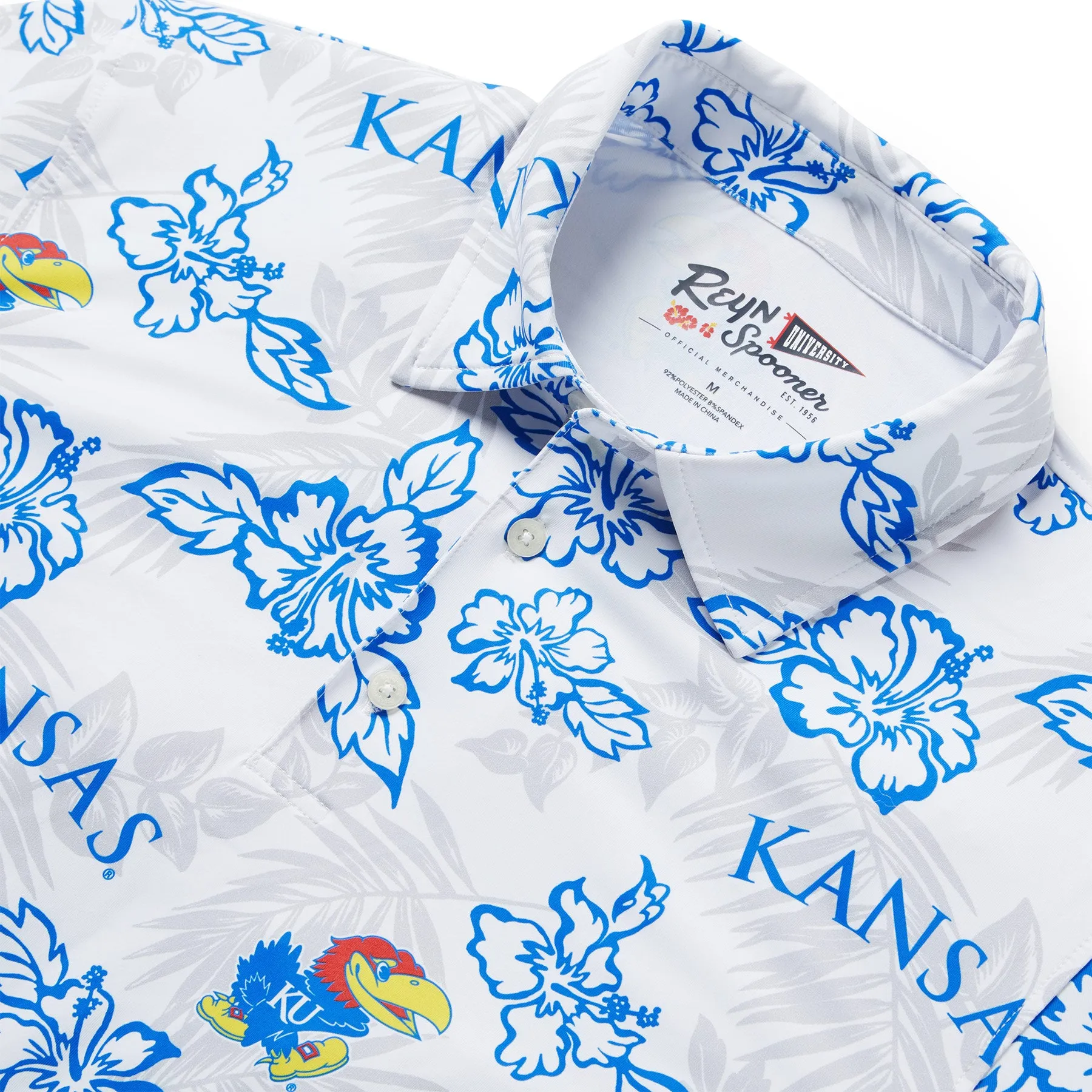 UNIVERSITY OF KANSAS PUA PERFORMANCE POLO sold by Reyn Spooner product image thumbnail 2