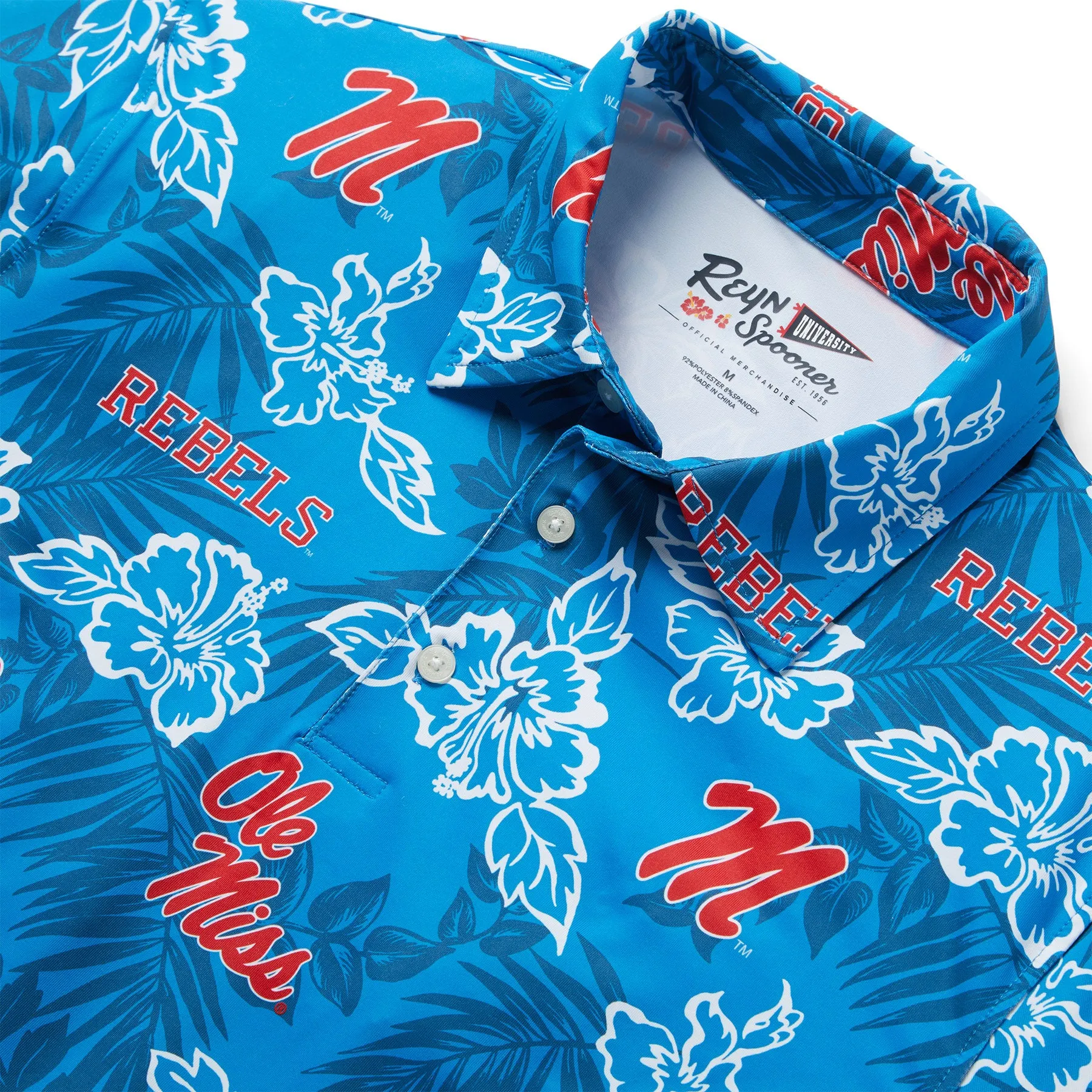 UNIVERSITY OF MISSISSIPPI PUA PERFORMANCE POLO sold by Reyn Spooner product image thumbnail 2
