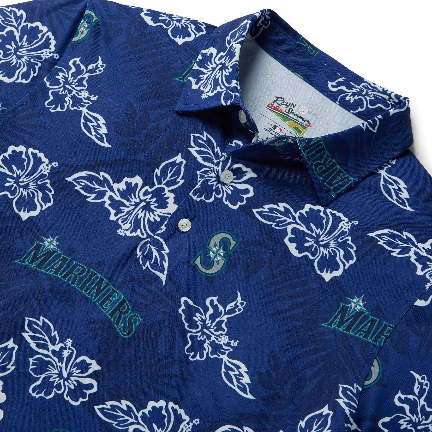 MLB® SEATTLE MARINERS PUA PERFORMANCE POLO sold by Reyn Spooner product image thumbnail 2