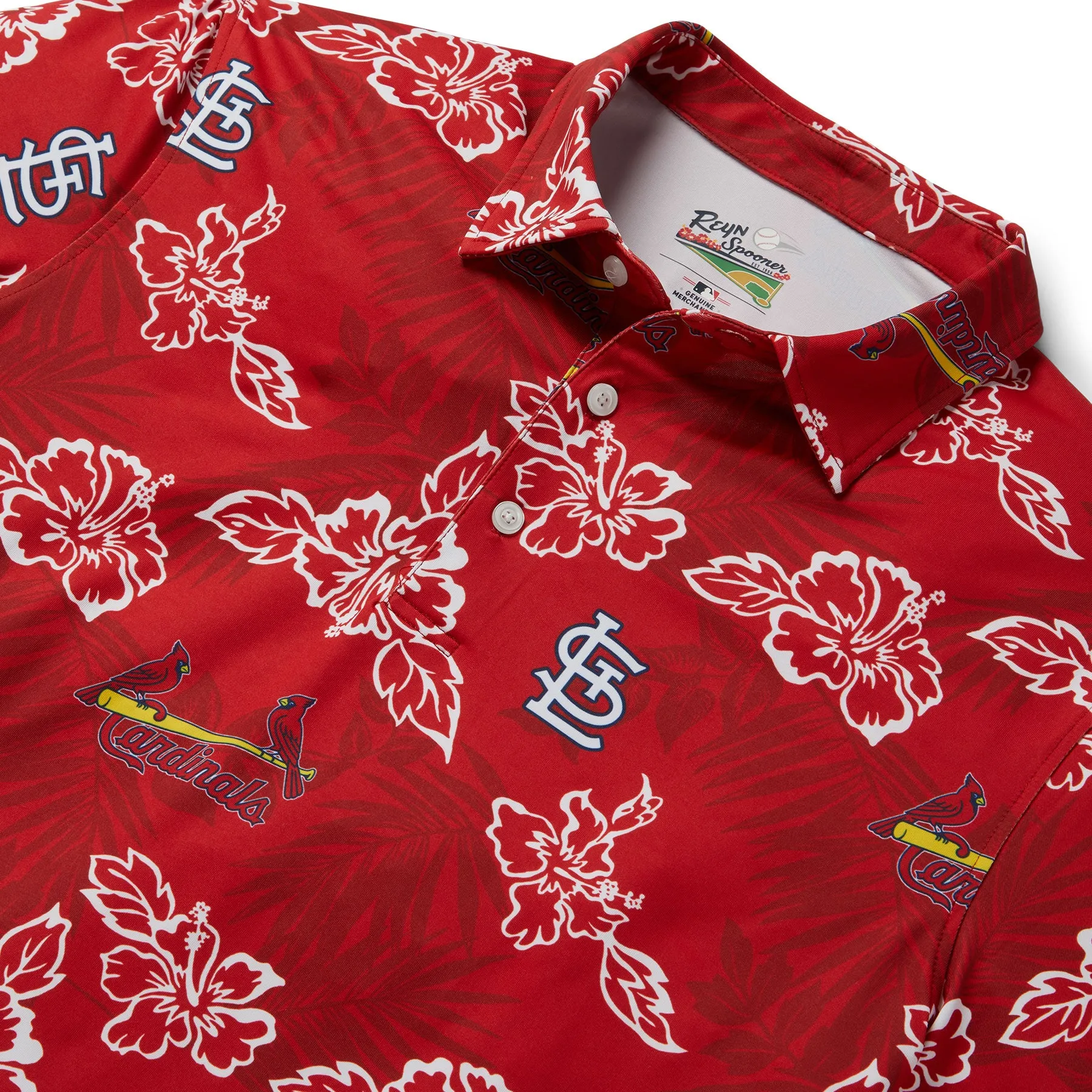 MLB® ST. LOUIS CARDINALS PUA PERFORMANCE POLO sold by Reyn Spooner product image thumbnail 2