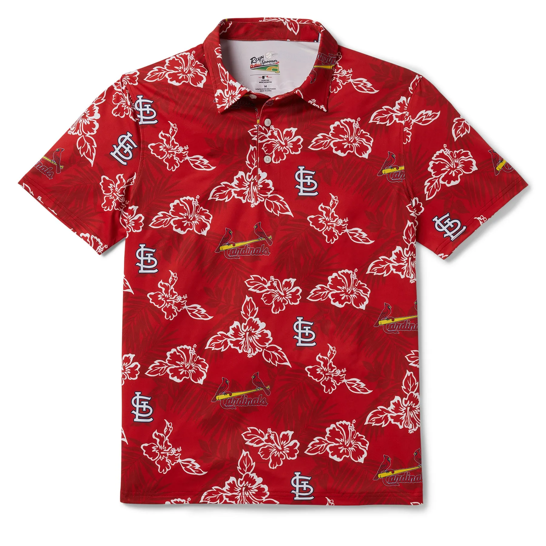 MLB® ST. LOUIS CARDINALS PUA PERFORMANCE POLO sold by Reyn Spooner