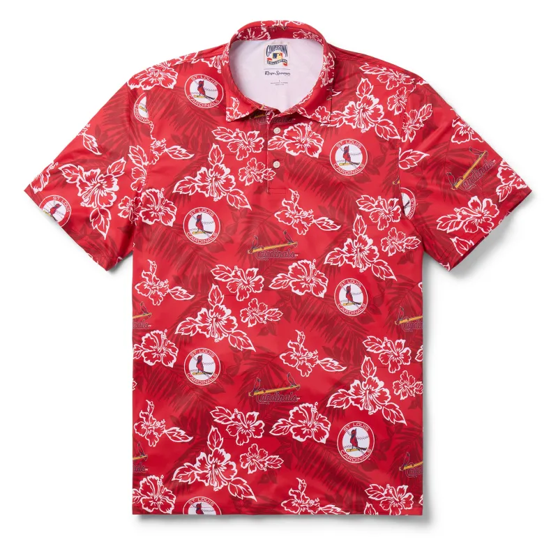 MLB® ST. LOUIS CARDINALS COOPERSTOWN PERFORMANCE POLO sold by Reyn Spooner