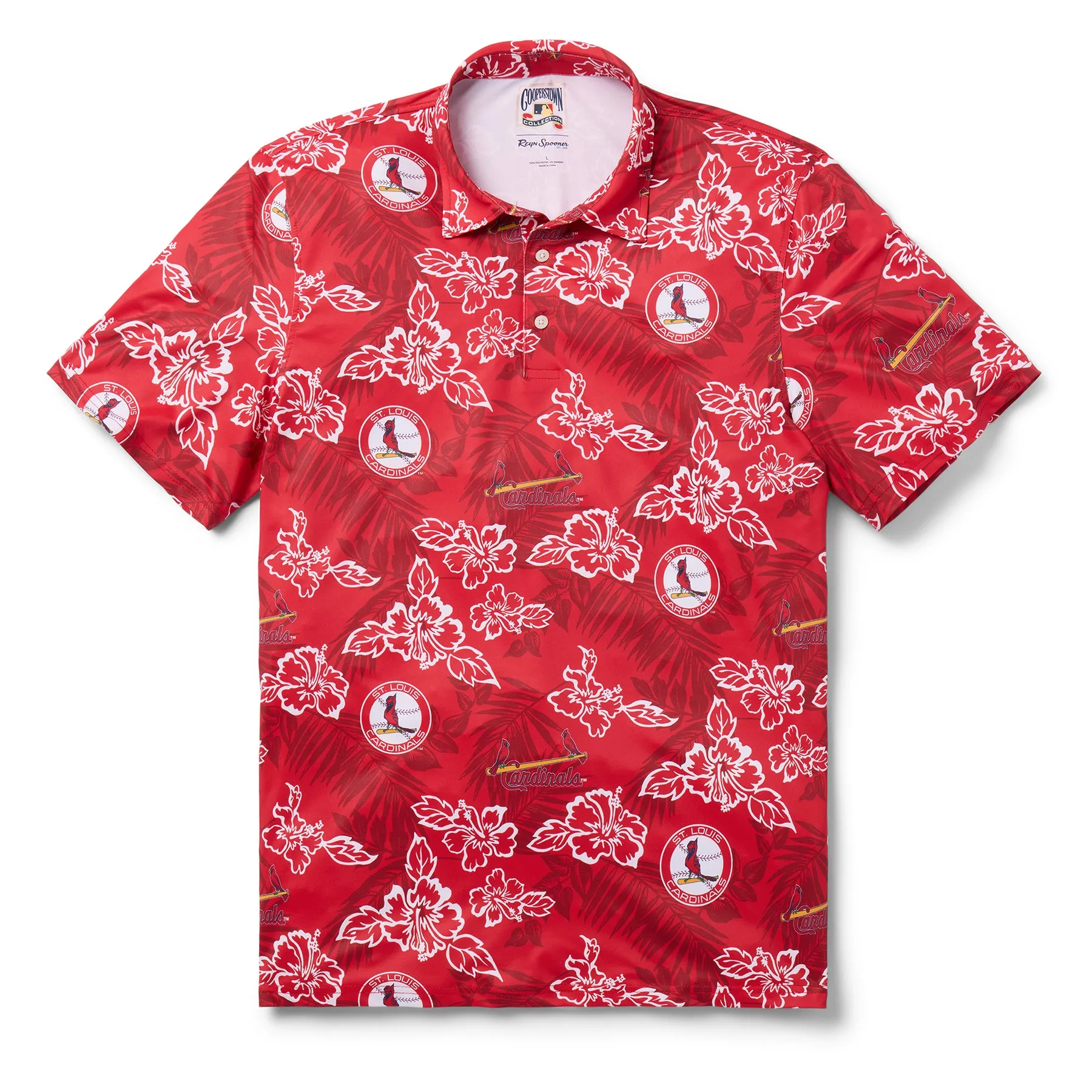 MLB® ST. LOUIS CARDINALS COOPERSTOWN PERFORMANCE POLO sold by Reyn Spooner