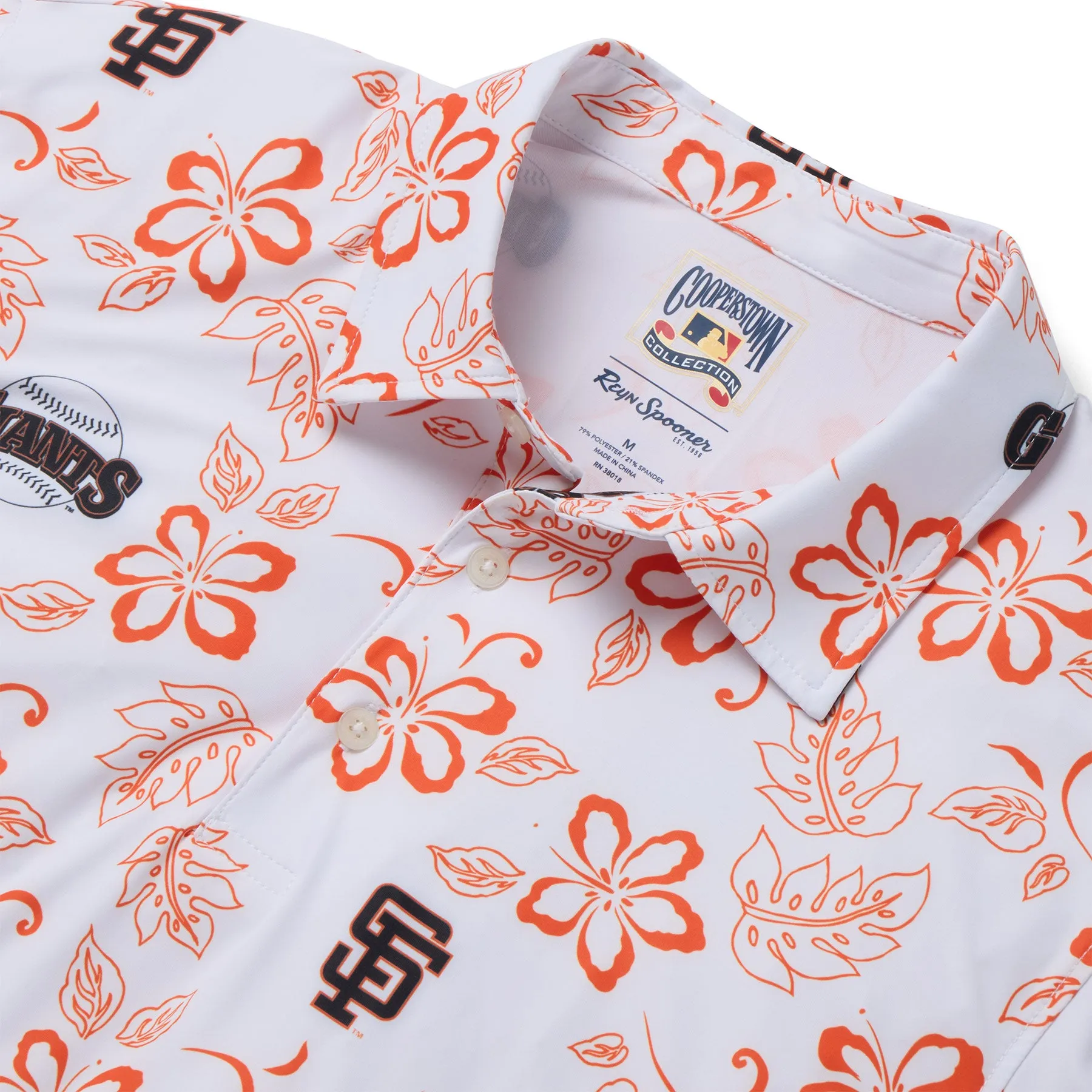 MLB® SAN FRANCISCO GIANTS COOPERSTOWN PERFORMANCE POLO sold by Reyn Spooner product image thumbnail 2