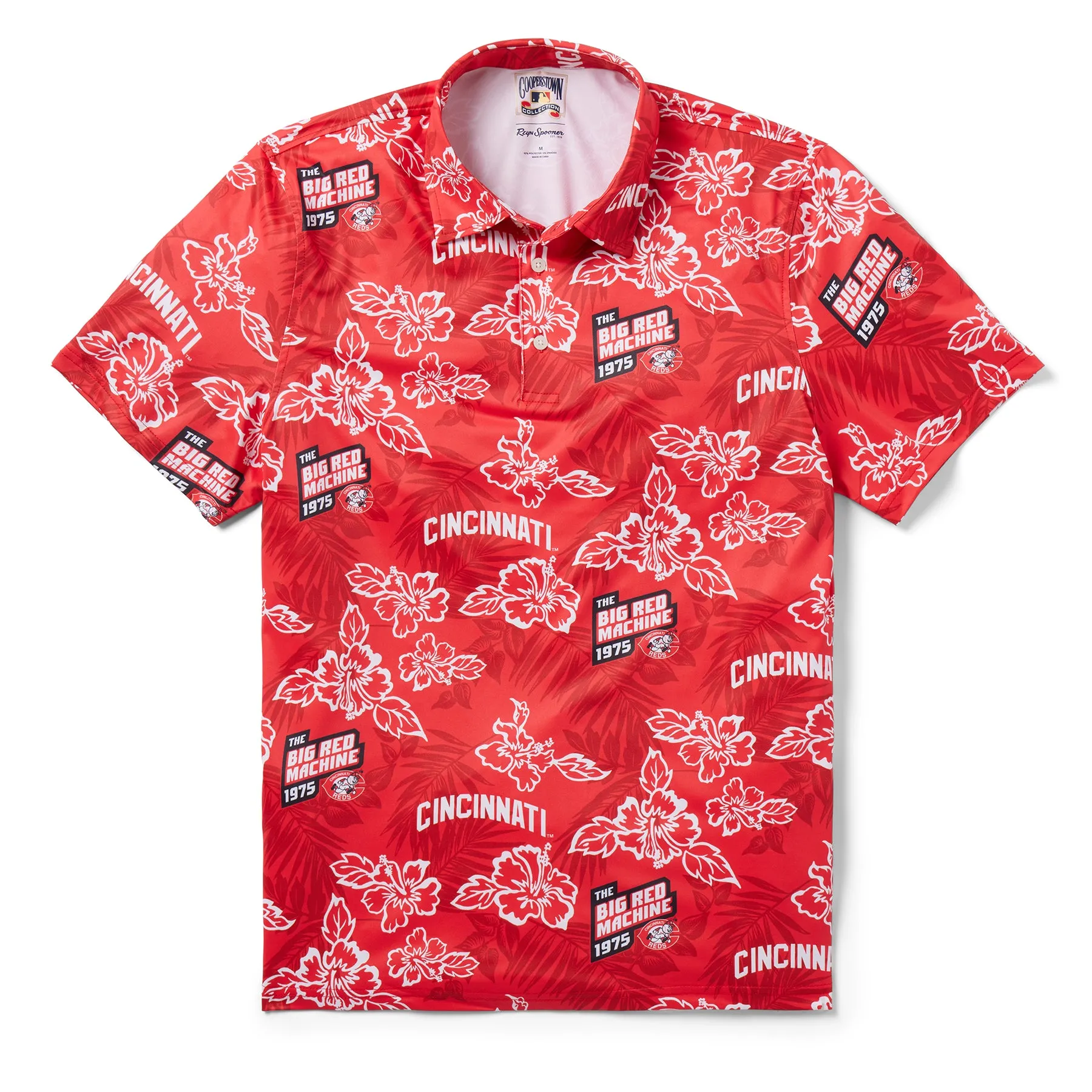 MLB® CINCINNATI REDS COOPERSTOWN PERFORMANCE POLO sold by Reyn Spooner