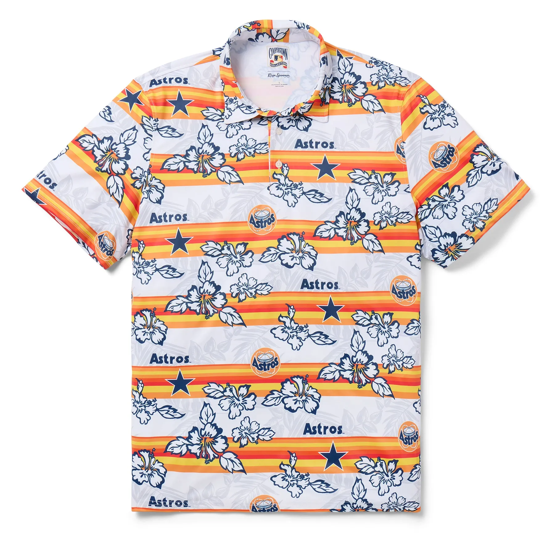 MLB® HOUSTON ASTROS COOPERSTOWN PERFORMANCE POLO sold by Reyn Spooner