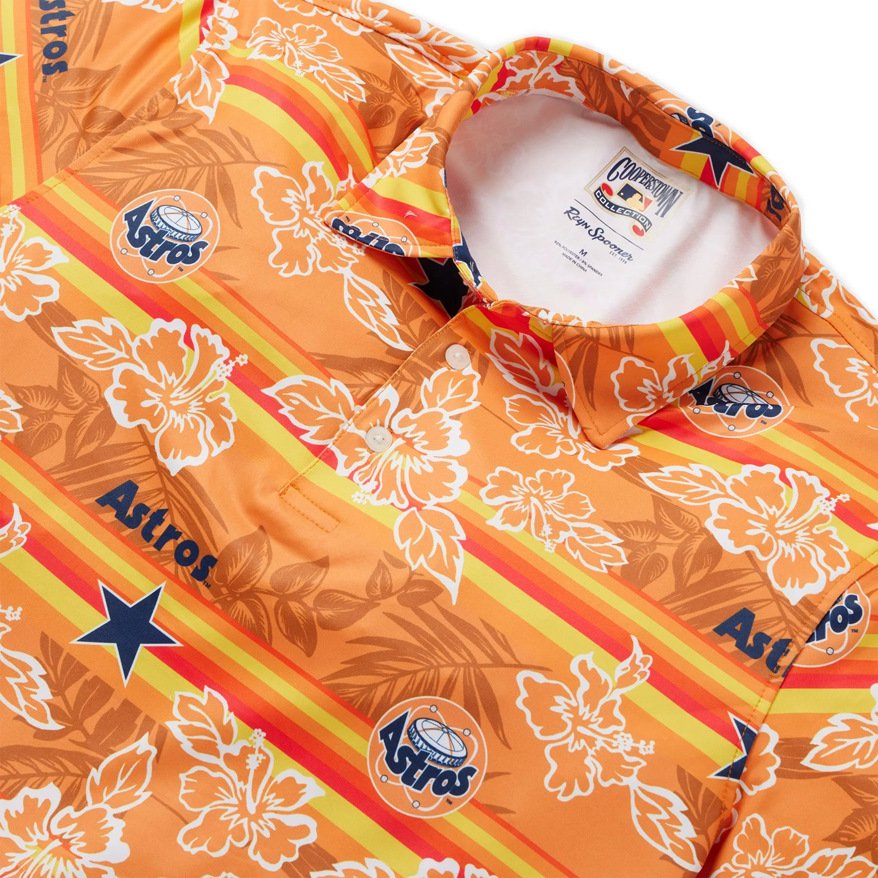 MLB® HOUSTON ASTROS COOPERSTOWN PERFORMANCE POLO sold by Reyn Spooner product image thumbnail 4