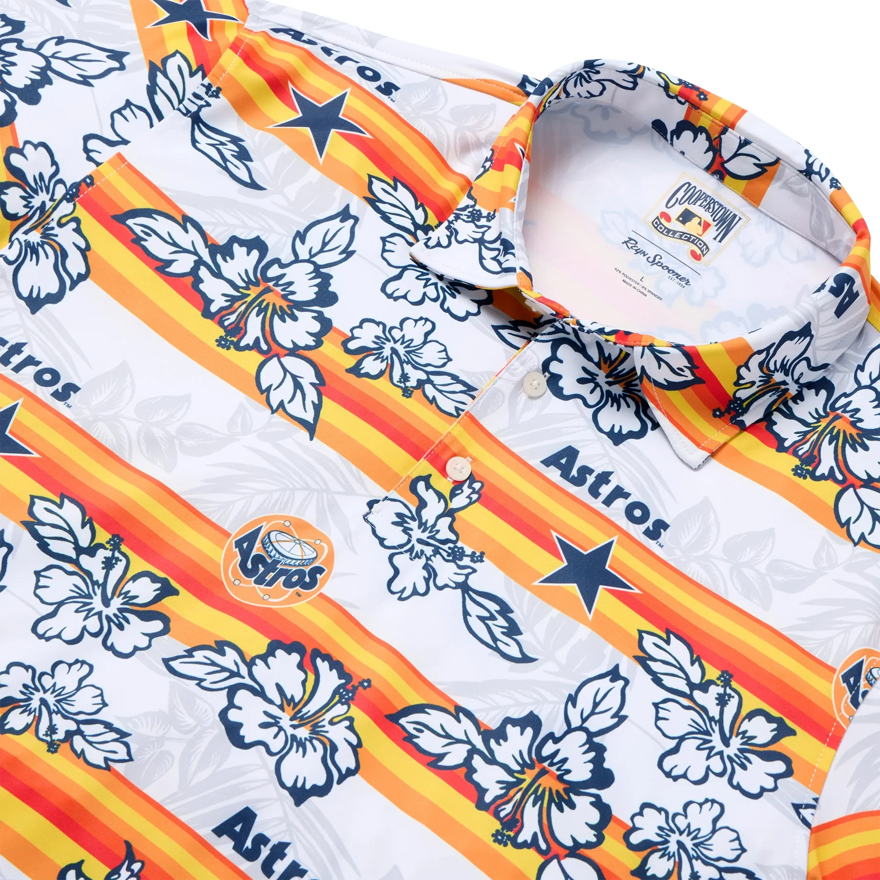 MLB® HOUSTON ASTROS COOPERSTOWN PERFORMANCE POLO sold by Reyn Spooner product image thumbnail 2