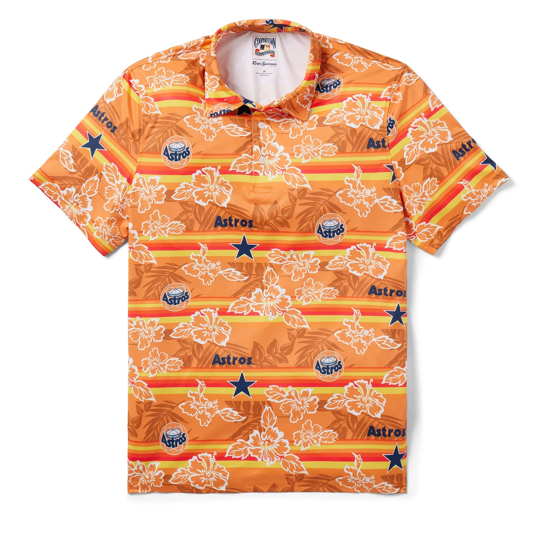 MLB® HOUSTON ASTROS COOPERSTOWN PERFORMANCE POLO sold by Reyn Spooner product image thumbnail 3