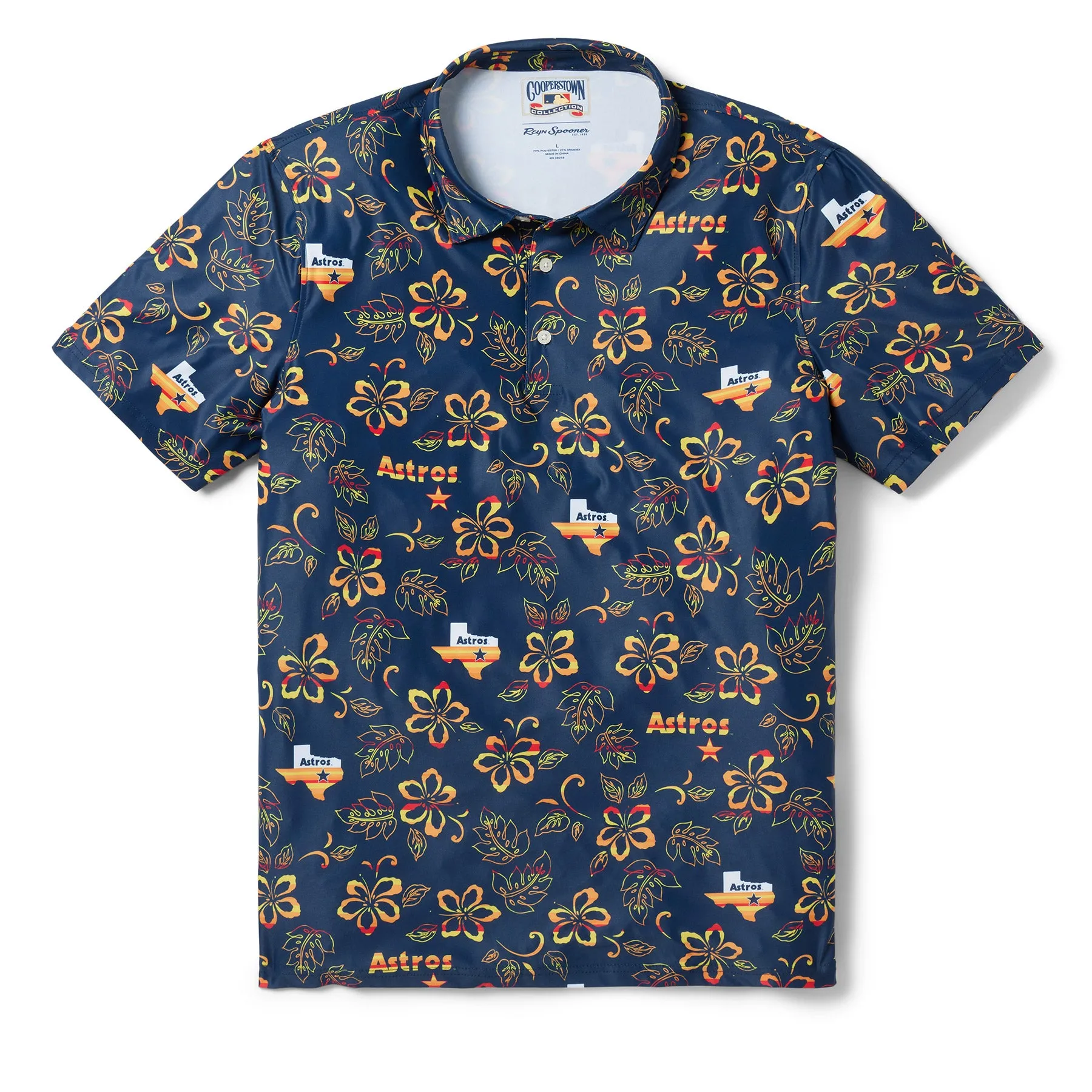 MLB® HOUSTON ASTROS COOPERSTOWN PERFORMANCE POLO sold by Reyn Spooner