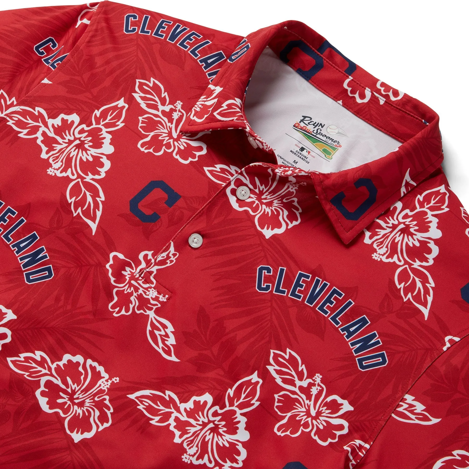 MLB® CLEVELAND GUARDIANS PUA PERFORMANCE POLO sold by Reyn Spooner product image thumbnail 2