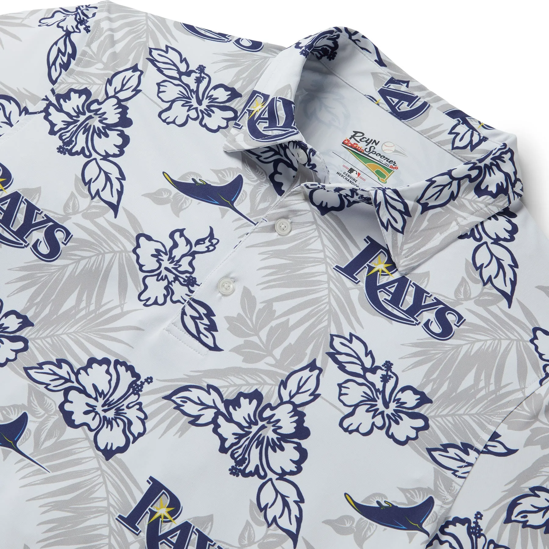 MLB® TAMPA BAY RAYS PUA PERFORMANCE POLO sold by Reyn Spooner product image thumbnail 2