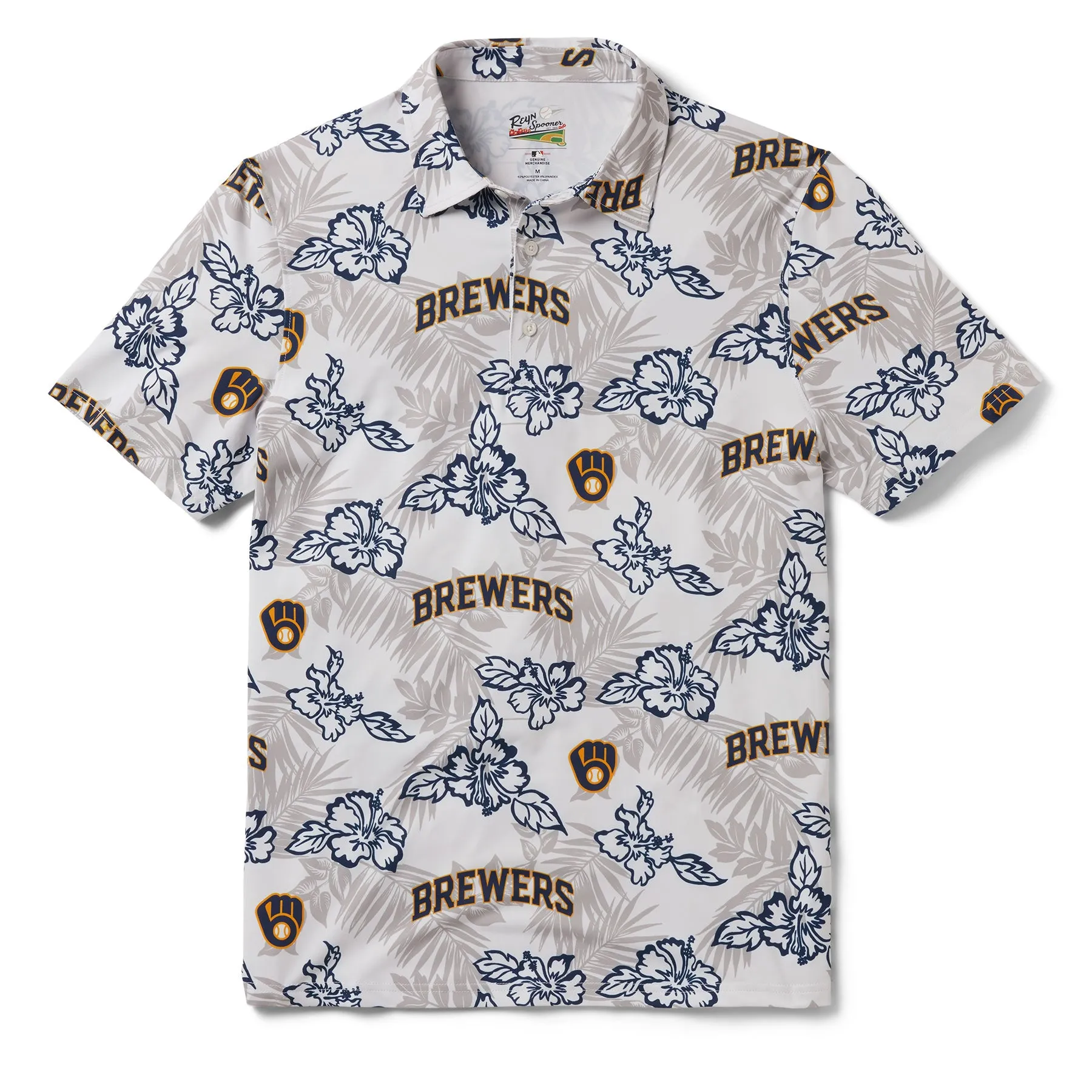 MLB® MILWAUKEE BREWERS PUA PERFORMANCE POLO sold by Reyn Spooner