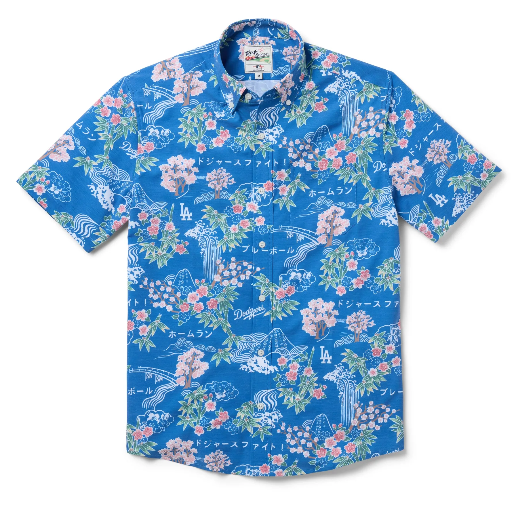 MLB® LOS ANGELES DODGERS SAKURA SPRING PERFORMANCE BUTTON FRONT sold by Reyn Spooner product image thumbnail 3