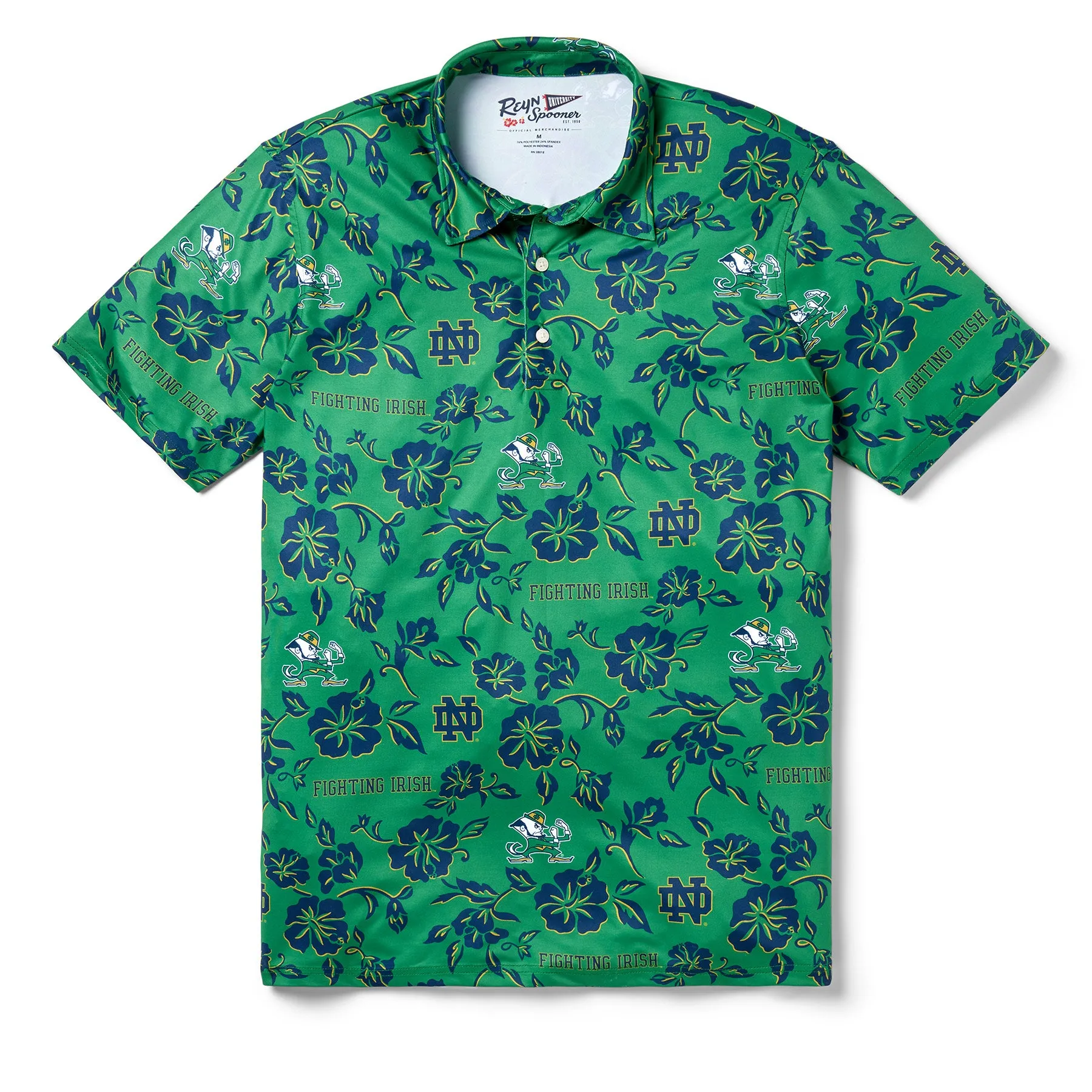 UNIVERSITY OF NOTRE DAME GAME DAY PERFORMANCE POLO sold by Reyn Spooner product image thumbnail 3
