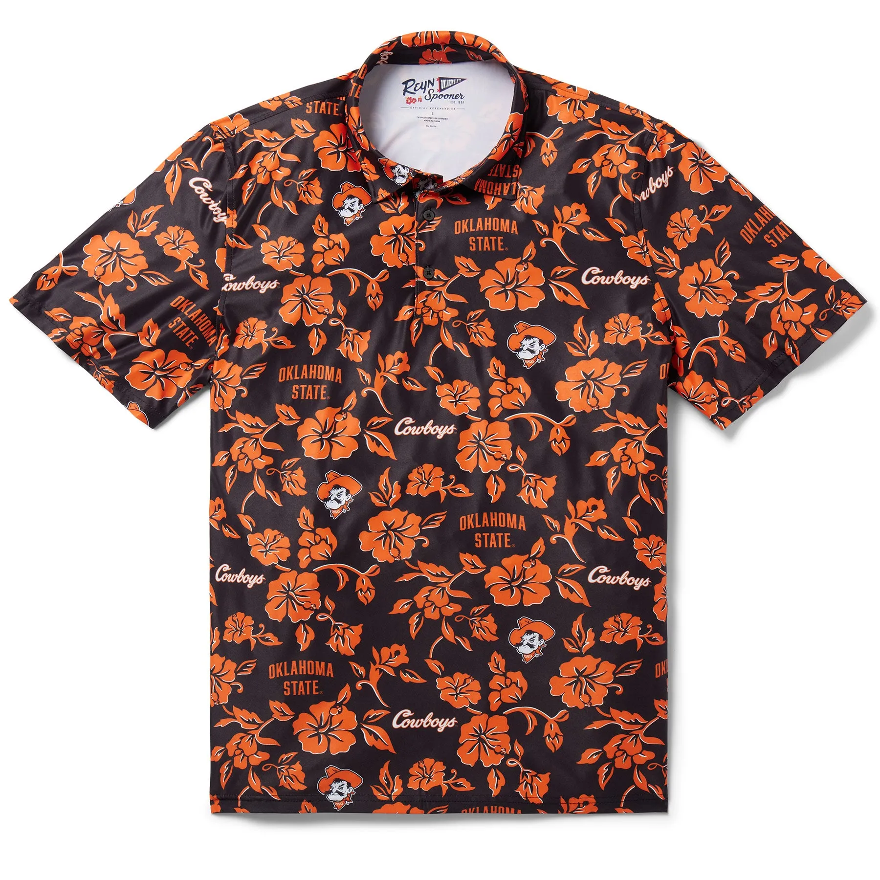 OKLAHOMA STATE UNIVERSITY GAME DAY PERFORMANCE POLO sold by Reyn Spooner