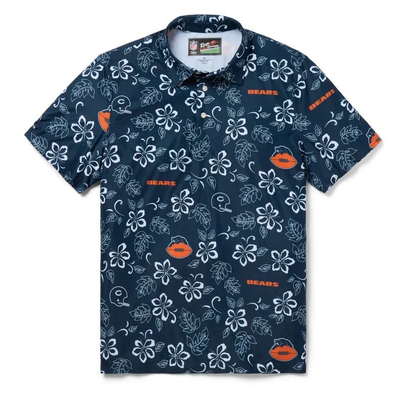 CHICAGO BEARS THROWBACK PERFORMANCE POLO sold by Reyn Spooner