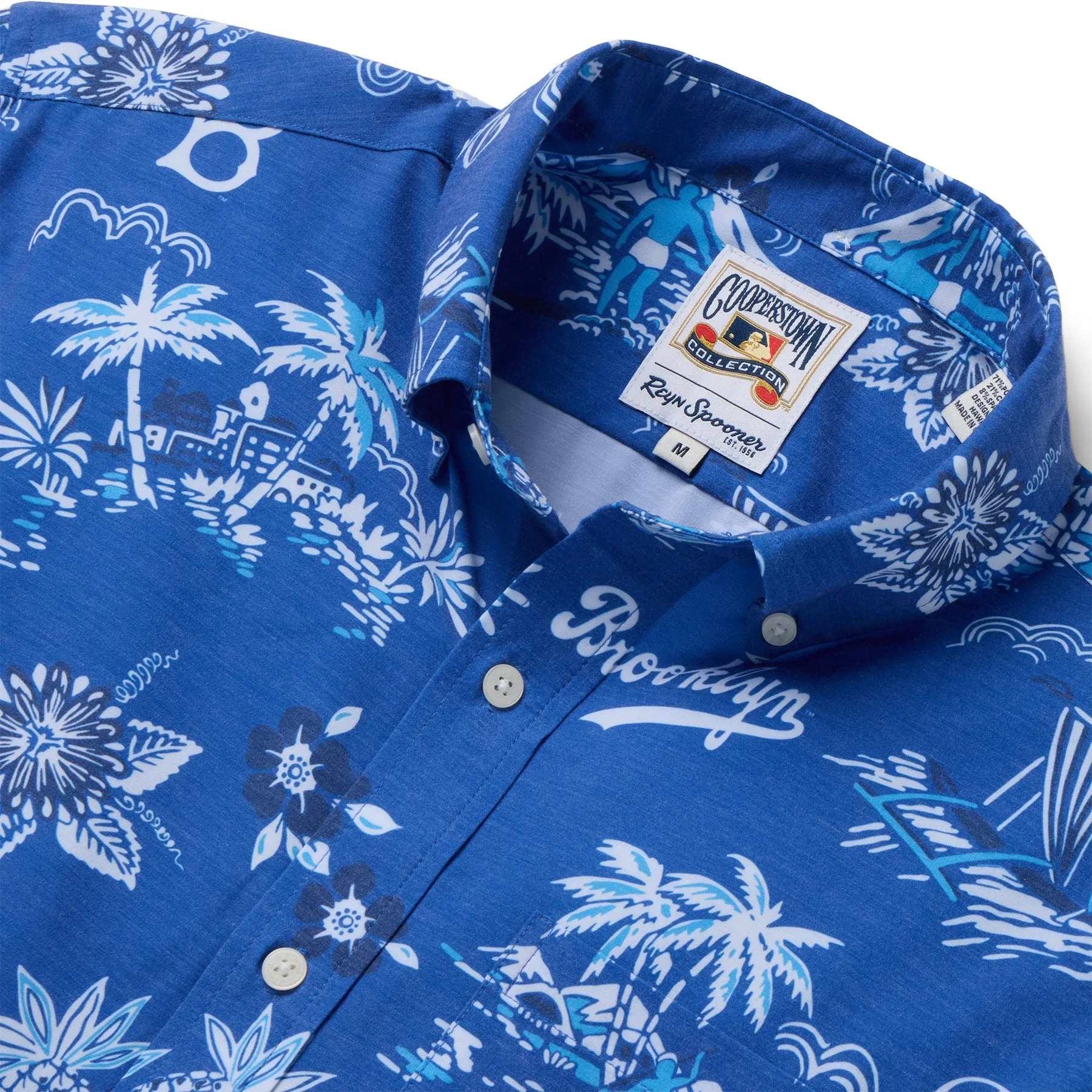 MLB® BROOKLYN DODGERS COOPERSTOWN PERFORMANCE ALOHA SHIRT sold by Reyn Spooner product image thumbnail 2