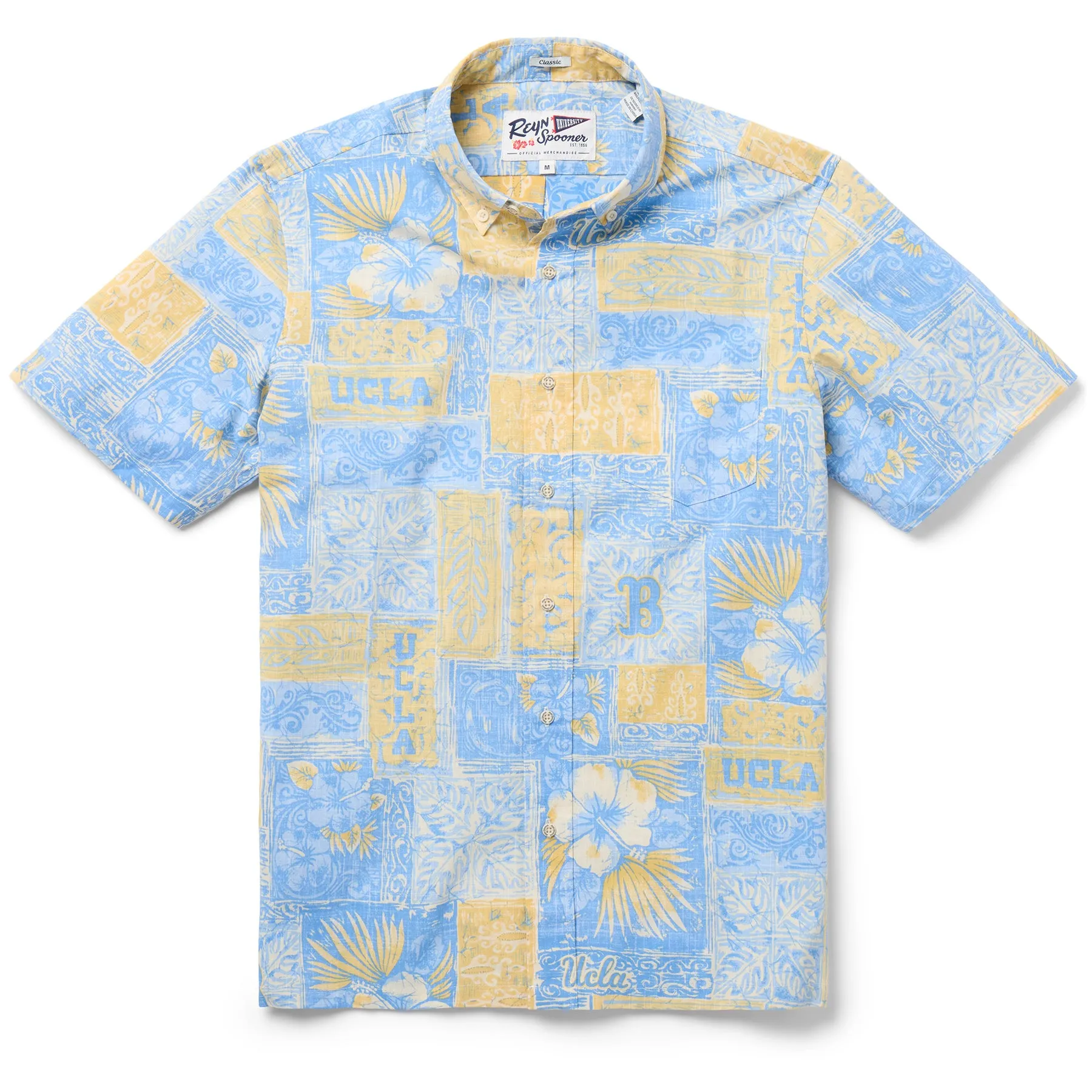 UNIVERSITY OF CALIFORNIA LOS ANGELES TAPA FLORAL sold by Reyn Spooner