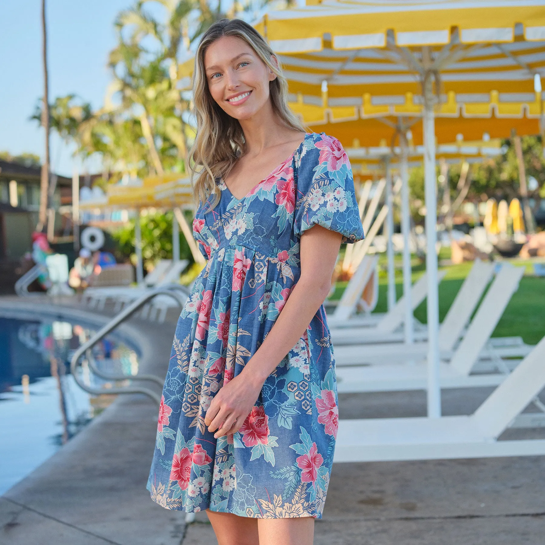 MOONLIGHT GARDEN GREER DRESS sold by Reyn Spooner