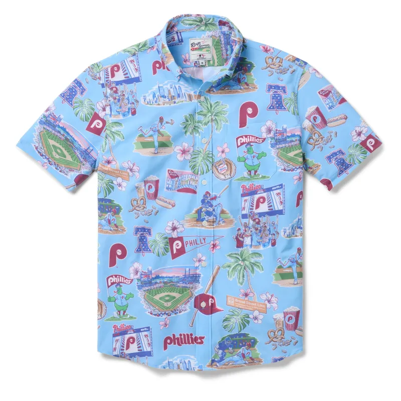 MLB® PHILADELPHIA PHILLIES SCENIC PERFORMANCE BUTTON FRONT sold by Reyn Spooner