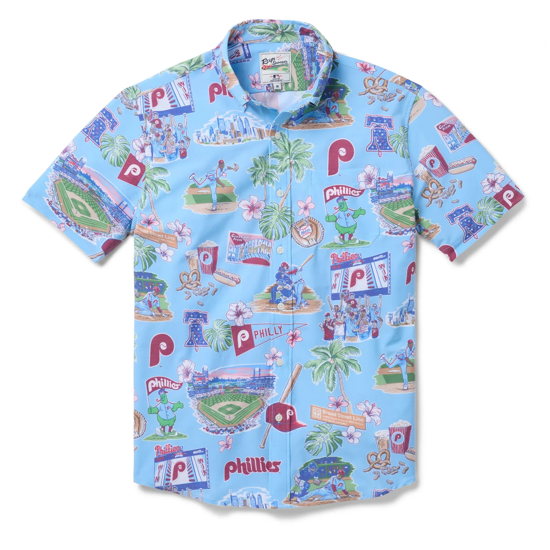 MLB® PHILADELPHIA PHILLIES SCENIC PERFORMANCE BUTTON FRONT sold by Reyn Spooner