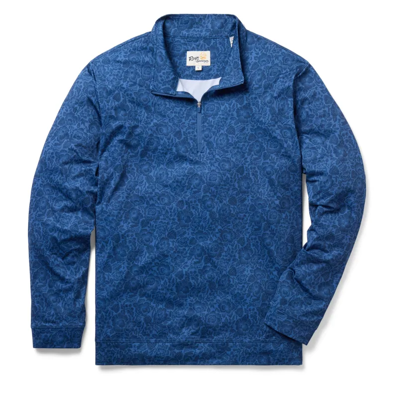 ISLAND BISCUS PERFORMANCE QUARTER ZIP sold by Reyn Spooner